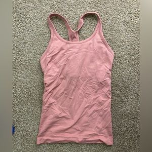 Lululemon ebb to street tank. Pink. Size 4.